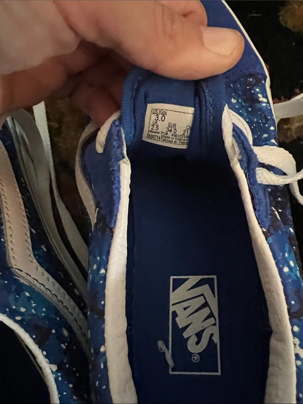 Vans bright royal